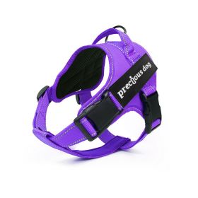 Medium Sized Large Dog Pet Chest Strap (Option: Purple-M)