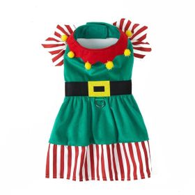 Dog Clothes Warm Creative Holiday Clothing (Option: Christmas Green-XS)